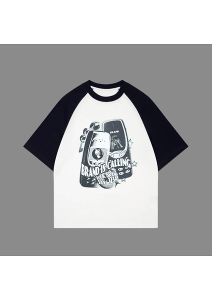 Beyaz Siyah Reglan Brand Is Calling T-Shirt