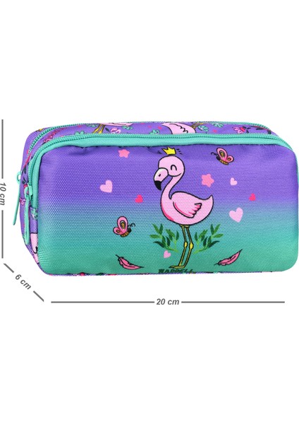 Lisanslı Flamingo Desenli Kız Çocuk Ilkokul Sırt Çantası,beslenme Çantası ve Kalemlik 1 indirimleri
