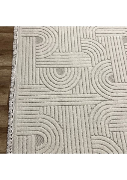 Level EN270 Krem Modern Halı modelleri