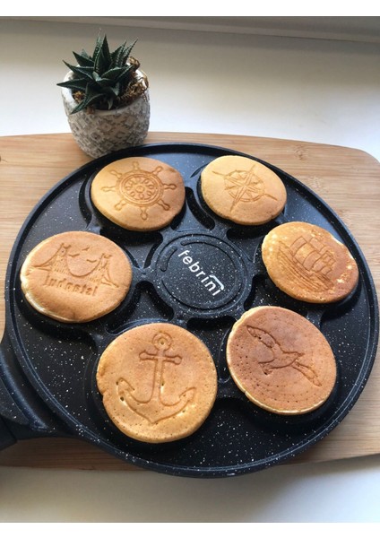 Figürlü Granit Döküm Pankek Krep Tavası fiyatları