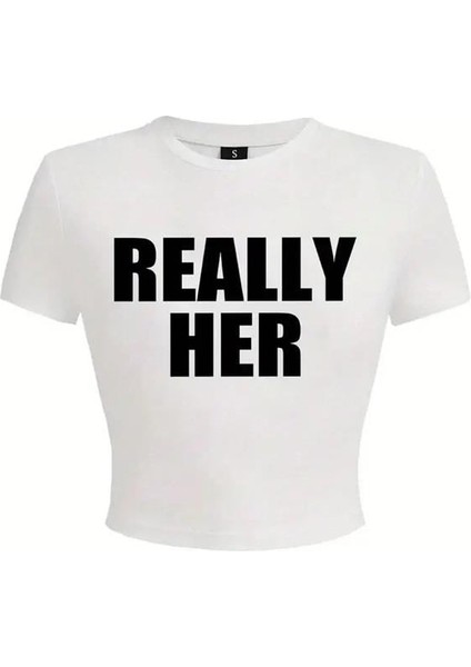 Really Her Crop Top Bluz Body