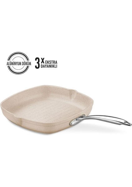 Granita 28X28 cm Kare Grill Tava