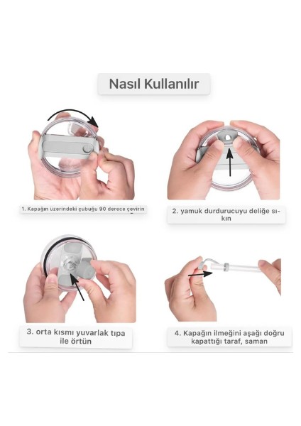 1 set gri stanley ıçin silikon dökülmeye sızdırmaz seti quencher