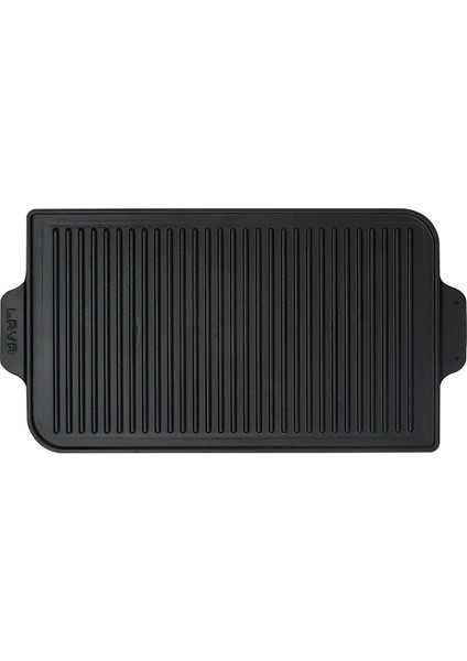Döküm Dikdörtgen Izgara Çift Yön Hot Plate Döküm Demir Yekpare Çift Kulplu Ölçü 26X47CM. modelleri