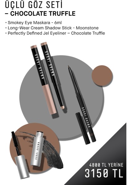 Üçlü Göz Seti - Chocolate Truffle