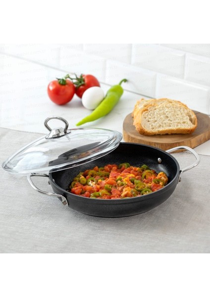 Galaxy Titanyum Sahan Kapaklı 22 cm - Siyah