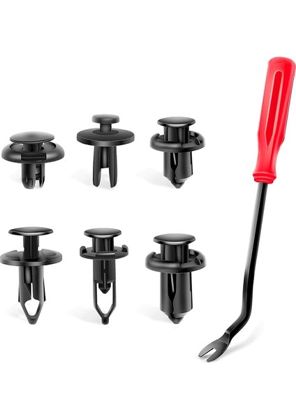 120 Adet Araba Plastik Perçin Tutucu 6.3mm 8mm 9mm 10MM Genişletme Vidaları Değiştirme Kiti Tampon Itme Perçin Klipleri (Yurt Dışından)