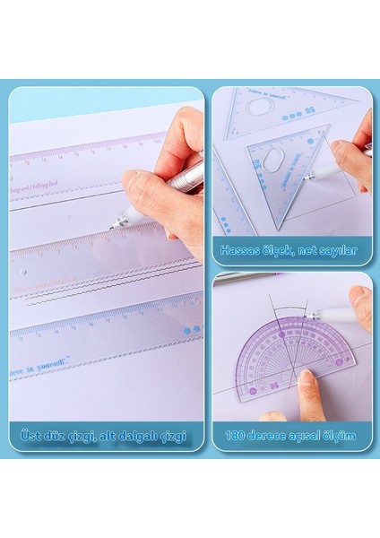 2025 Yeni Pusula Cetvel Seti, Çok Fonksiyonlu Cetvel Seti (Yurt Dışından) fırsatları