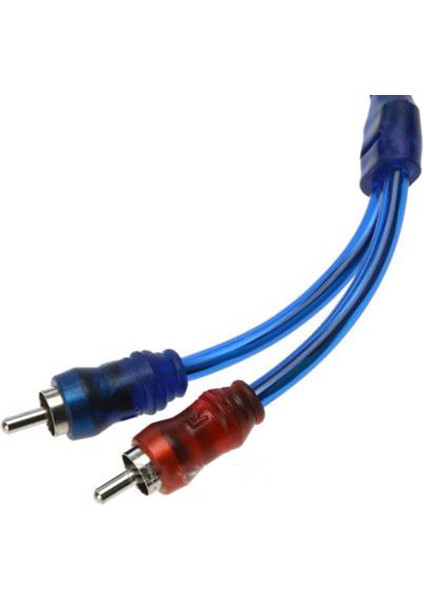 M 2 Rca 2 Rca Fiş Araba Stereo Ses Bakır Kablo Sistemi Amplifikatör Örgülü (Yurt Dışından)