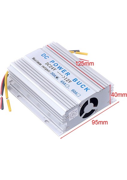 Dc-Dc Adım Aşağı Gerilim Dönüştürücü Güç Kaynağı Buck Regülatörü 24V Ila 12V 30A Araba Stereo Için Volt Düşürücü Trafo (Yurt Dışından)