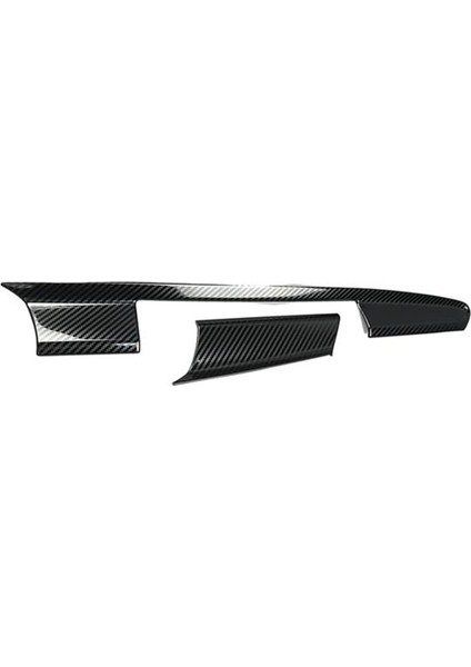 Adet Merkezi Konsol Pano Navigasyon Kapağı Trim Şeritler Audi A6 C7 2012-2018 Karbon Fiber Paslanmaz Çelik Lhd (Yurt Dışından) fiyatları