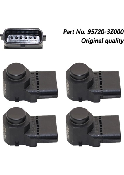 1 Adet 95720-3Z000 Araba Park Sensörü-Hyundai I40 2011-2020 Yardımcı Ters Sensör 4MT006HCD 96890C1200 957203Z000T6S (Yurt Dışından)