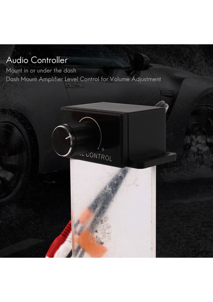 Araba Ev Ses Amplifikatörü Bas Rca Kazanç Seviyesi Ses Kontrol Düğmesi Lc-1 Siyah (Yurt Dışından)