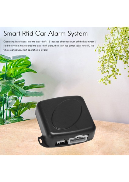 Akıllı Rfıd Araba Alarm Sistemi Itme Motor Çalıştırma Durdurma Düğmesi Kilidi Ateşleme Immobilizer Uzaktan Anahtarsız Giriş Sistemi ile 12 V (Yurt Dışından)