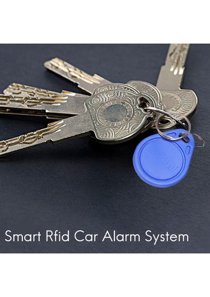 Akıllı Rfıd Araba Alarm Sistemi Itme Motor Çalıştırma Durdurma Düğmesi Kilidi Ateşleme Immobilizer Uzaktan Anahtarsız Giriş Sistemi ile 12 V (Yurt Dışından)