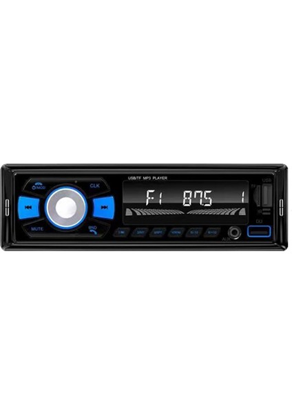 Yeni Araba 7 Renkli Işık Fm Radyo Araba Bluetooth 12V Mp3 Çalar Tak-Çıkar Kart U Disk Multimedya Radyo (Yurt Dışından)