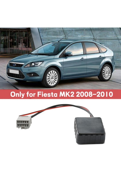 Araba Bluetooth Modülü Aux Ses Ford Fiesta Mk2 2008-2010 Radyo Stereo Aux Kablo Adaptörü Kablosuz (Yurt Dışından)
