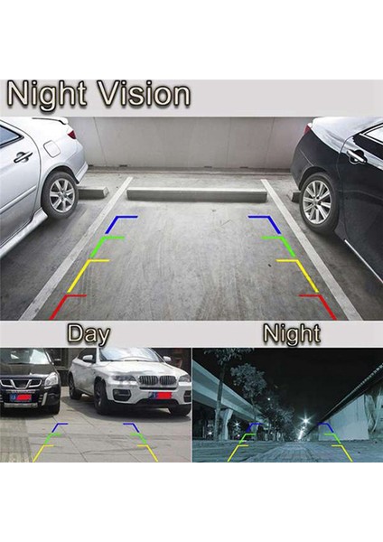 Arka Görüş Geri Görüş Kamerası 4led Geri Vites Kamerası Citroen C2 C3 C4 C5 C6 C8 Ds3 Ds4 Ds5/peugeot 106 208 307 308 3008(Yurt Dışından)