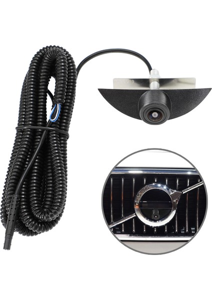 Hd Ccd Araba Ön Görünüm Park Gece Görüşü Pozitif Logo Kamera Volvo XC90 S60 S90 V60 V90 XC60 XC40 2019-2021 (Yurt Dışından)