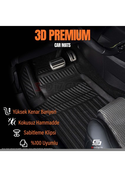 Seat Arona 3D Pro Havuzlu Paspas 2017 Üzeri A+ Kalite