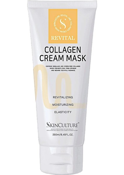 Revital Collagen Cream Mask (Yoğun Kolejenli Maske) 250 ml