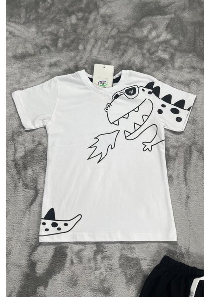 Dinozor Baskı Erkek Çocuk Takım
