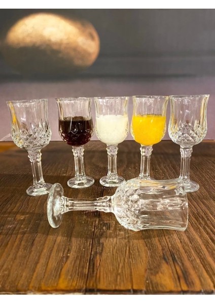 6'Lı Larin Kahve Yanı Su Bardağı Şeffaf Renk Nemere-70682 modelleri