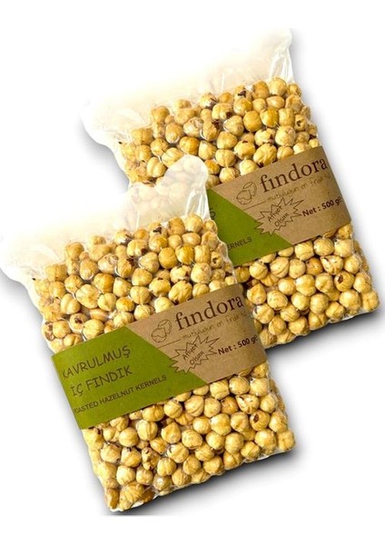 Taze Kavrulmuş İç Fındık 2 x 500 gr - Vakum