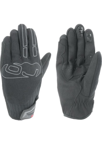 Hıll Siyah Korumalı Motosiklet Eldiveni 2xl