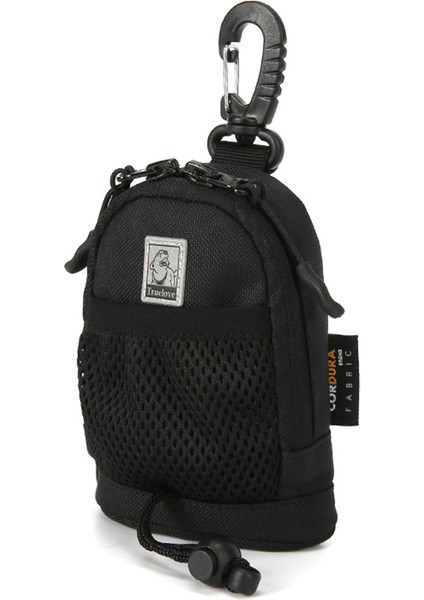 Cordura Kumaşlı, Siyah Dışkı Torbası Çantası