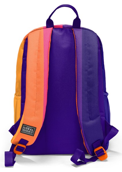 Renkli Çizgili 3’lü Okul Çanta Seti SET0123674 fırsatları