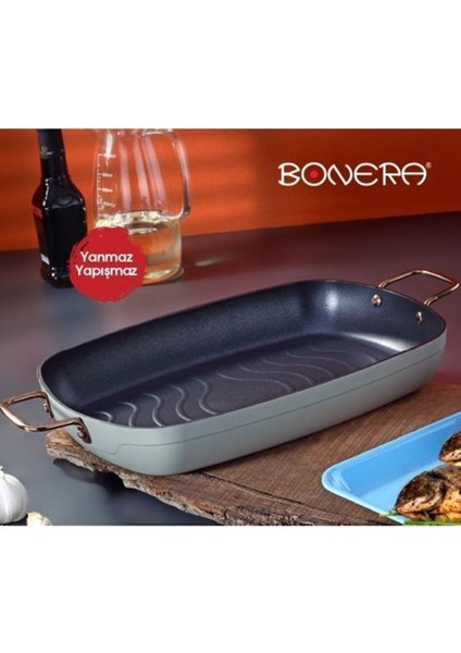 Kulplu Balık Tepsisi 25 x 35 Balıkçı Tavası