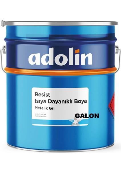 Pelet Soba Boyası Galon Metalik Gri