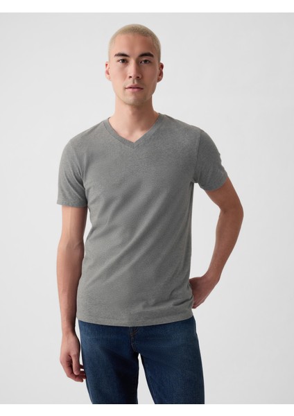 V Yaka T-Shirt
