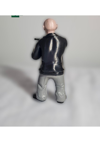 3D Mike Ehrmantraut Figür/ Breaking Bad /better Call Saul / Biblo /dekor