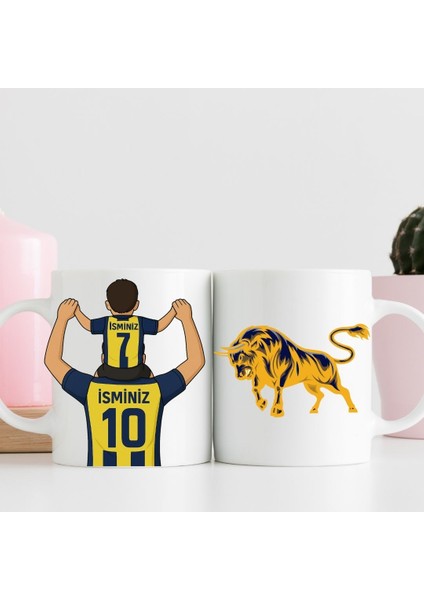 Kişiye Özel Baba Oğul Taraftar Kupa Bardak