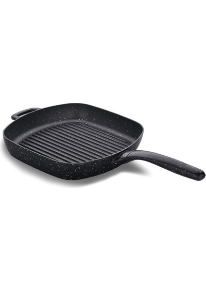 A1373 Gusto Volkanit 28 cm Kare Grill Tava