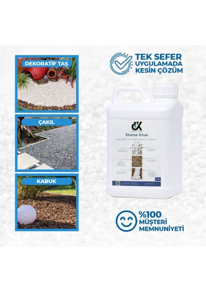Stone Glue Taş, Çakıl ve Kabuk Bağlayıcı Solüsyon