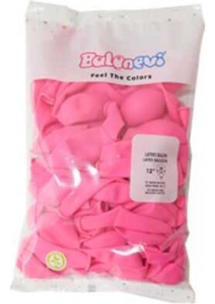 Balon Düz Neon Fosforlu 12 Inc Pembe PK:100 Y