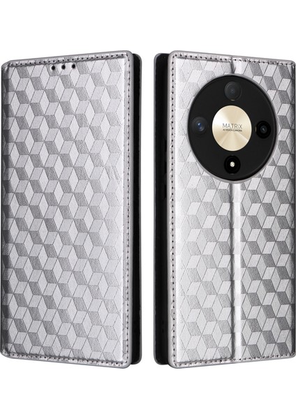 Honor X9B 5g Manyetik Kapanış Deri Cüzdan Telefon Kapağı (Yurt Dışından)