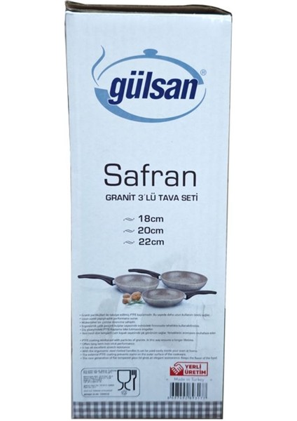 Safran Granit 3 Lü Tava Set fırsatları