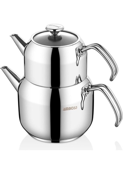 Paslanmaz Çelik Büyük Boy Çaydanlık, Şık ve Dayanıklı Tasarım fiyatları