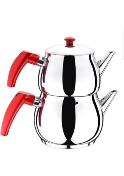 Büyük Boy Paslanmaz Çelik Çaydanlık, Şık ve Dayanıklı Tasarım, 3 L Hacim fiyatları
