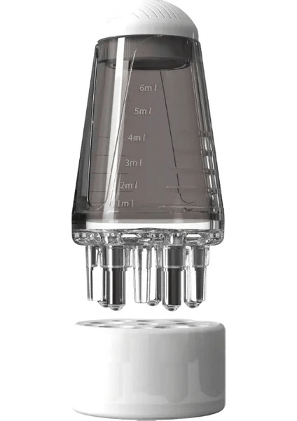 Saç Derisi Aplikatör Sıvı Tarak Taşınabilir Mini Masaj Taraklar Uçucu Yağ Sıvı Yolcu Masaj Masajı Saç Kaymasının Anti Baş Bakım Araç Rolor: Gri (Yurt Dışından)