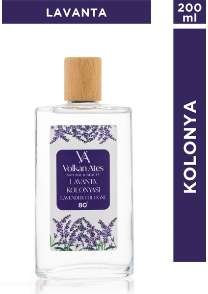 Lavanta Kolonyası Cam Şişe 200 ml