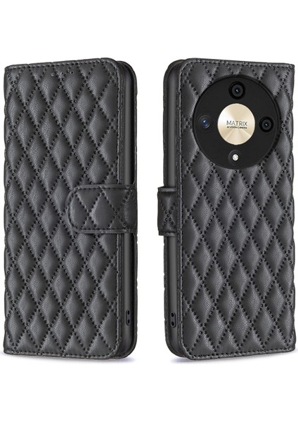 Honor X9B 5g Standlı Cüzdanlı Deri Telefon Kılıfı (Yurt Dışından)