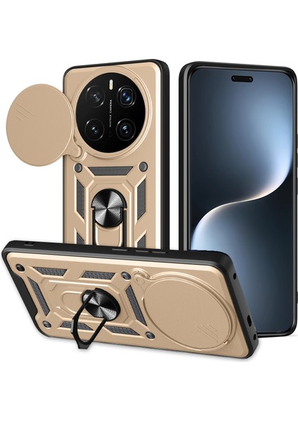 Honor Magic7 Pro 5g Pc + Tpu Kickstand Telefon Kapağı, Slayt Kamera Kapaklı (Yurt Dışından)