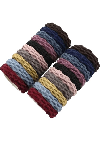 10/20/set Kore Temel Elastik Saç Bantları Kadınlar Için Yüksek Elastik Saç Bandı Halat Headdress Moda Saç Aksesuarları: 20 Pcs 2 (Yurt Dışından)