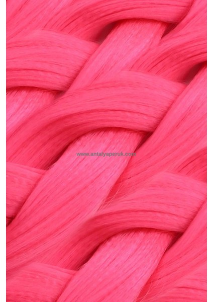 Afrika Örgüsü Ombreli Sentetik Saç 100 gr Pembe