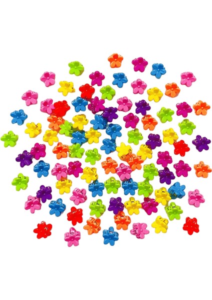 40/50PCS Girs Sevimli Renkli Çiçek Yıldızı Taç Küçük Saç Pençesi Güzel Saçları Süslemek Pençe Klipsleri Çocuklar Tatlı Saç Aksesuarları: 1/boyut: 40PCS (Yurt Dışından)